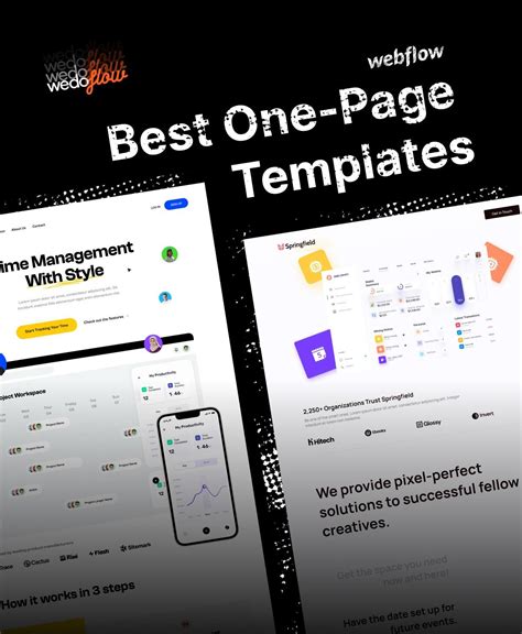 One Page Template Website