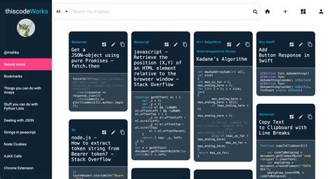 online code snippet tool