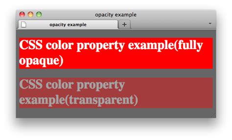 opacity color code css