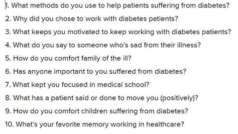 open ended questions examples healthcare