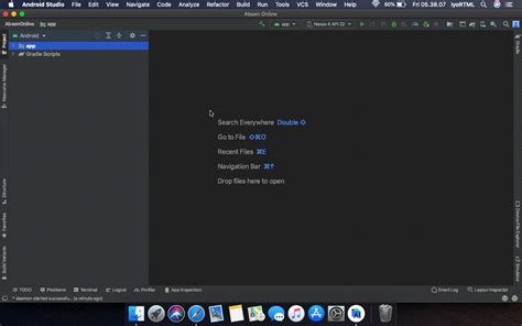 open github project in android studio