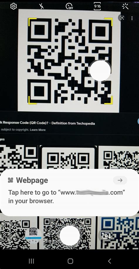 open qr code from image android