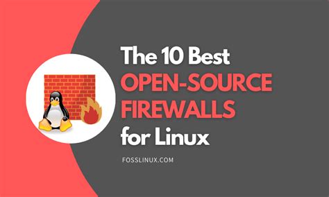 open source firewall software for linux