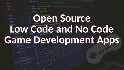 open source no code development