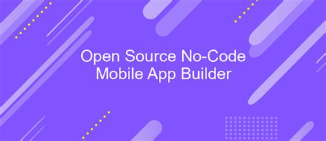 open source no code mobile app