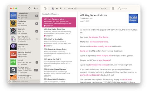 open source podcast app macos