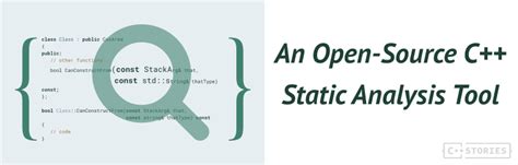 open source static code analysis tools for c++