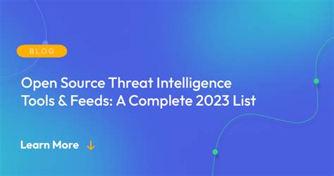 open source tools for threat intelligence