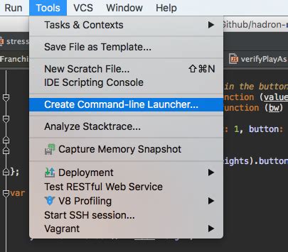 open webstorm from command line