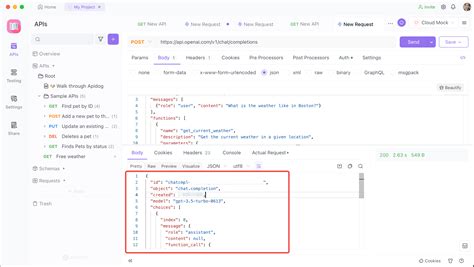 openai response format