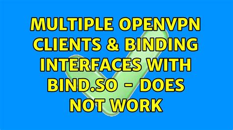 openvpn client-to-client not working