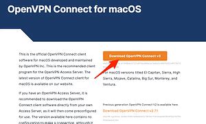 openvpn not connecting on mac
