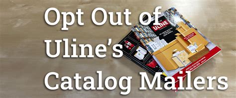 Opt Out Catalogs
