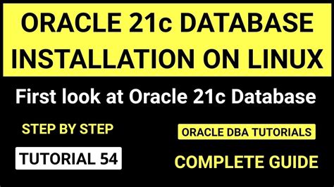 oracle 21c client installation on linux step by step