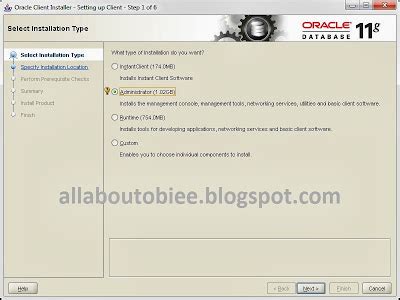 oracle client installation step by step