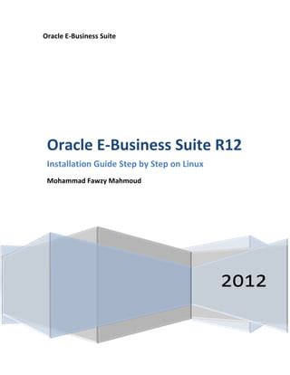 oracle ebs r12 installation step by step on linux