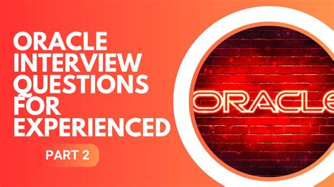 oracle sql interview questions and answers for 10 years experience