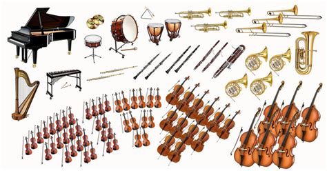 orchestra instruments list with pictures