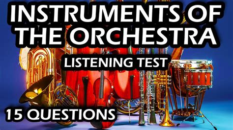 orchestra instruments listening test