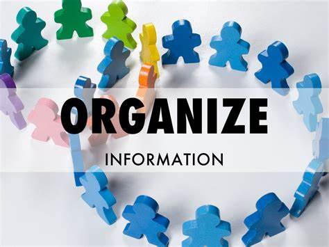 organizing information