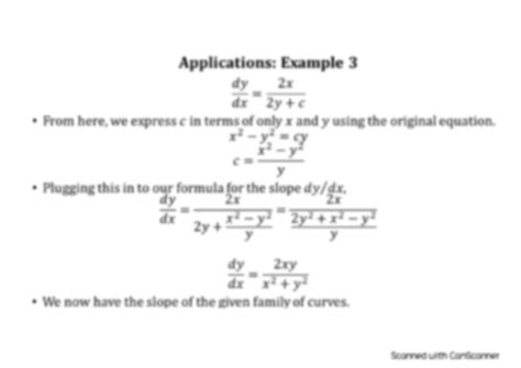 orthogonal trajectories differential equations problems with solutions