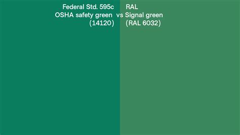 osha safety green hex code