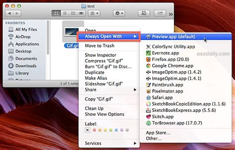 osx set default application for file type
