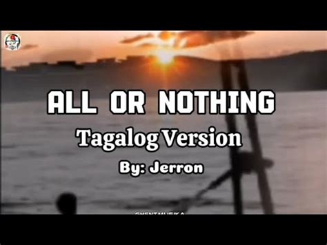 out of nothing in tagalog