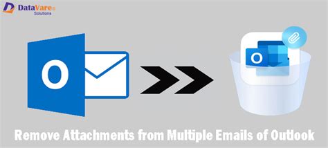 outlook how to remove attachments from multiple emails