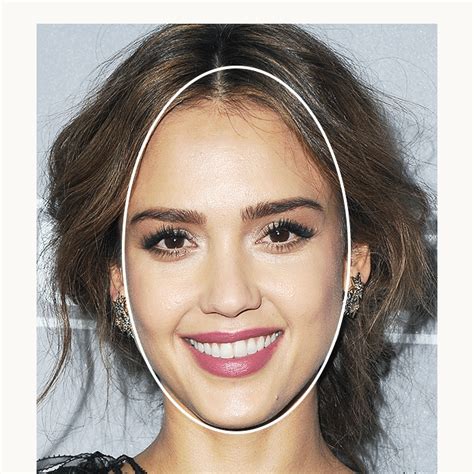 oval face examples
