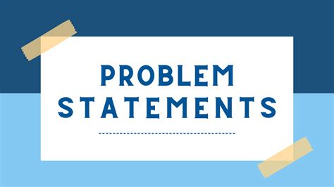 overview of problem statement