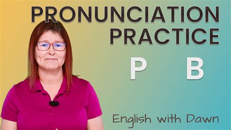 p and b pronunciation exercises pdf with answers