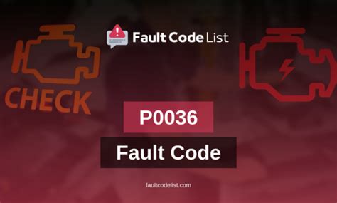 p0036 error code