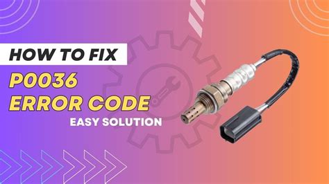 p0036 obd code
