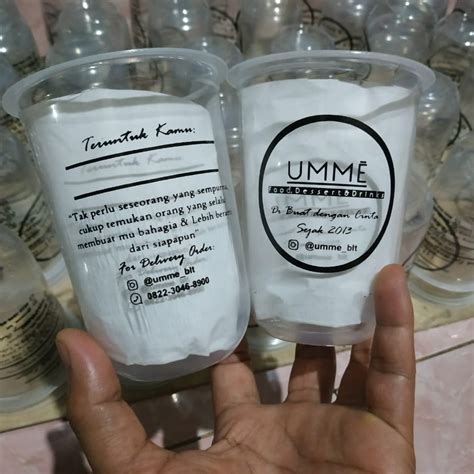 Desain Gelas Cup Plastik Surabaya
