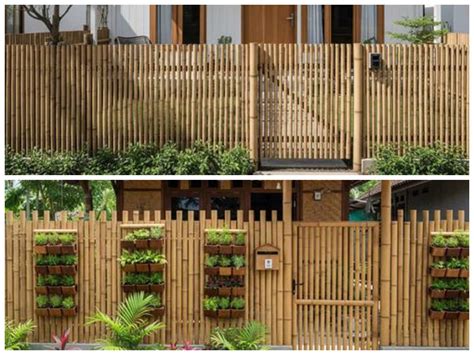 Pagar Bambu Modern