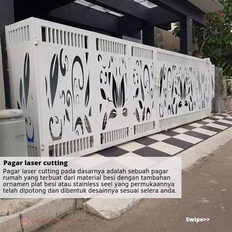 Pagar Laser Cutting Minimalis
