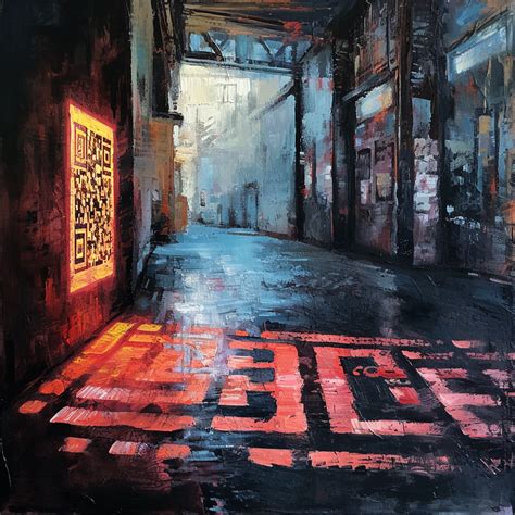 painted qr code