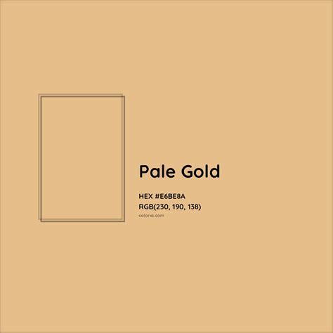 pale gold hex code