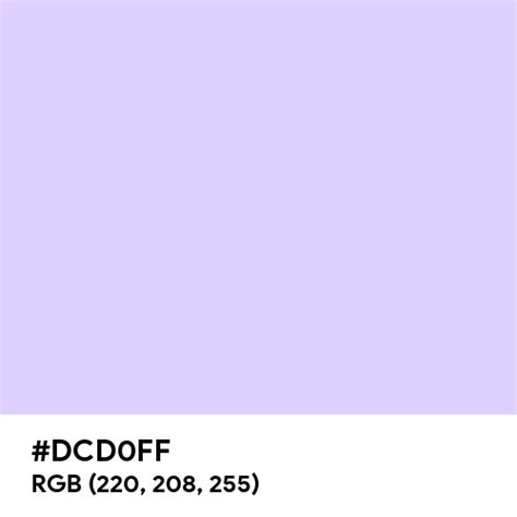 pale lilac hex code