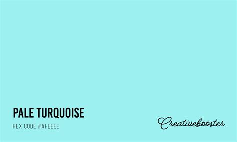 pale turquoise colour code