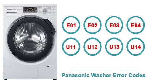 panasonic front load washing machine error code list