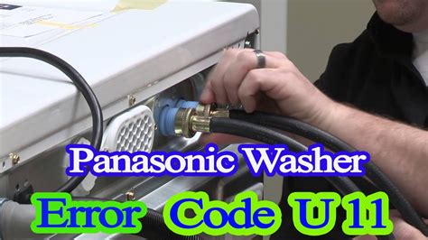 panasonic front load washing machine error code u11
