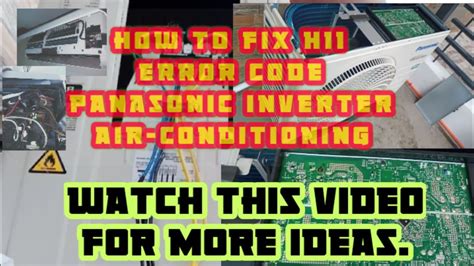 panasonic inverter error code h11