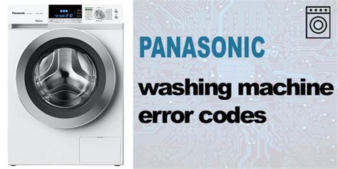 panasonic washing machine error code