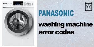 panasonic washing machine error code e60