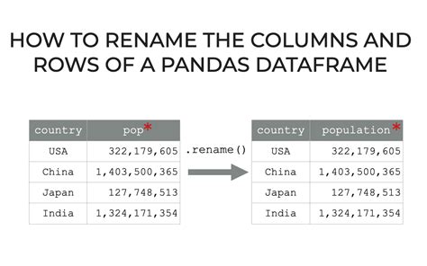 panda dataframe column names
