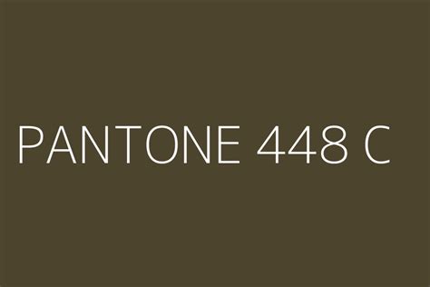 pantone 448 c hex code