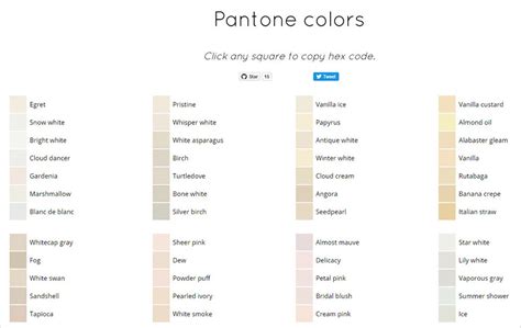 pantone color finder hex code