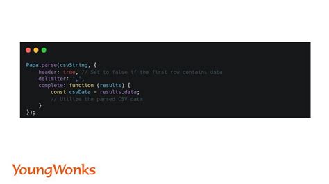 papaparse csv to json example